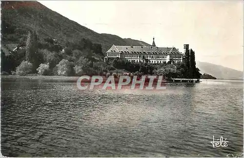 Moderne Karte Lac du Bourget Abbaye d'Hautecombe