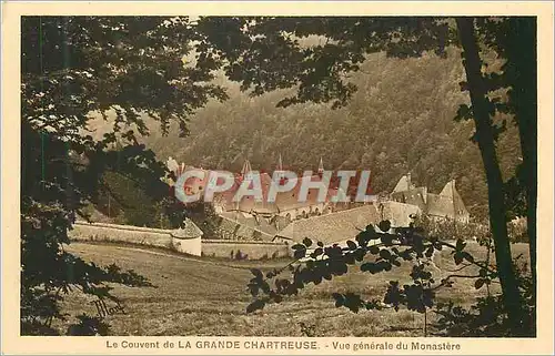 Cartes postales Le Couvent de la Grande Chartreuse vue Generale du Monastere