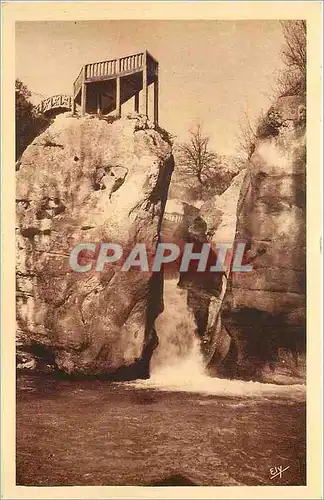 Ansichtskarte AK Le Saint du Loup (A M) La Passerelle Dominant Le Gouffre