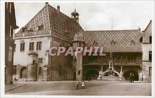 Moderne Karte Le Vieux Colmar L'Ancienne Douane et la Fontaine Schwendi