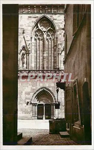 Moderne Karte Le Vieux Colmar Vieux Puits et Transept de la Cathedrale