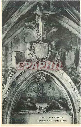 Cartes postales Cloitre de Cadouin Tympan de la Porte Royale