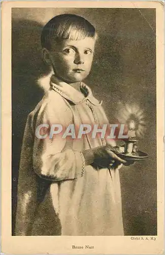Ansichtskarte AK Bonne Nuit Cliche S A M