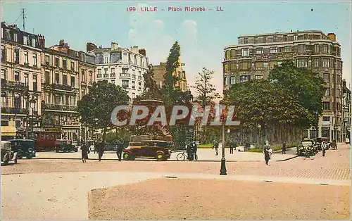 Cartes postales Lille Place Richebe