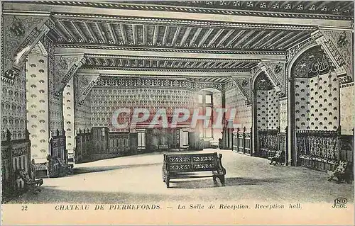 Cartes postales Chateau de Pierrefonds La Salle de Reception