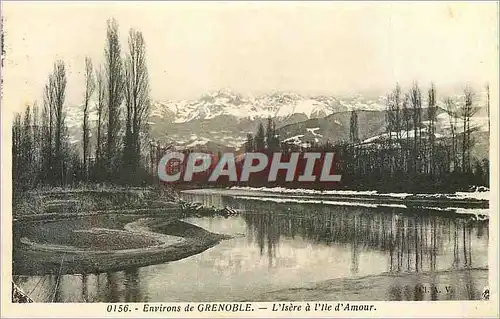 Ansichtskarte AK Environs de Grenoble L'Isere a l'Iles d'Amour