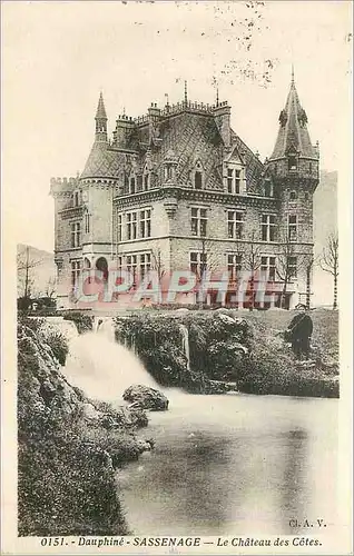 Cartes postales Dauphine Sassenage Le Chateau des Cotes