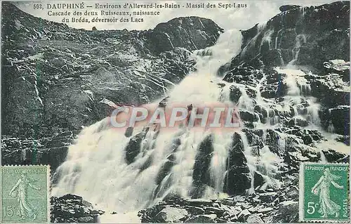 Cartes postales Dauphine Environs d'Allevard les Bains Massif des Sept Laus