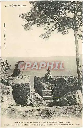 Cartes postales Les Roches de La Bure ou des Corbeaux Situees a 4 Kil Au Nord de St Die