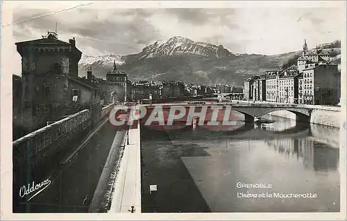 Moderne Karte Grenoble L'Isere et le Moucherotte