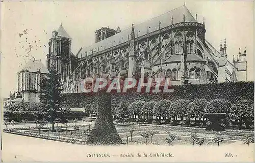 Cartes postales Bourges Abside de la Cathedrale