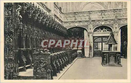 Cartes postales moderne Eglise de Brou (Ain) Les Stalles (Cote Sud)