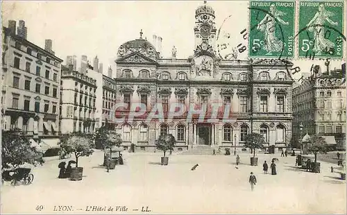 Cartes postales Lyon L'Hotel de Ville