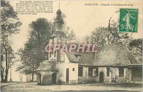 Ansichtskarte AK Honfleur Chapelle Notre Dame de Grace