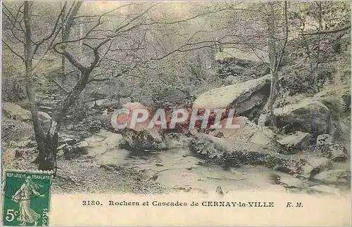 Cartes postales Rochers et Cascades de Cernay la Ville