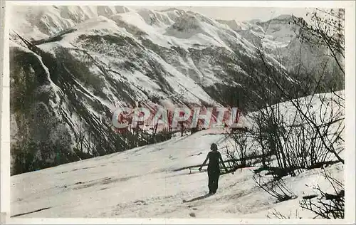 Cartes postales moderne Pyrenees Ocean Sports d'Hiver a Luchon Peyresourde (Alt 1545 m)