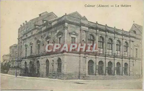 Ansichtskarte AK Colmar (Alsace) Le Theatre