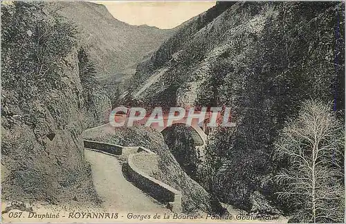 Ansichtskarte AK Dauphine Royannais Gorges de la Bourne Pont de Goule