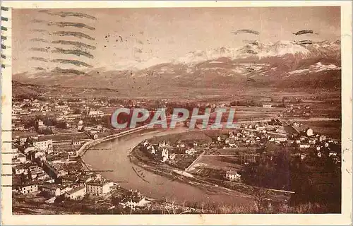 Cartes postales Grenoble Vue Panoramique en Amont de L'Isere