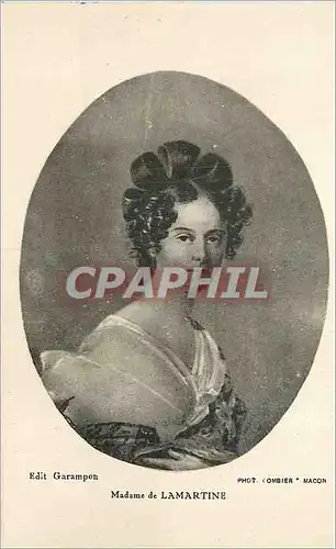 Ansichtskarte AK Madame de Lamartine