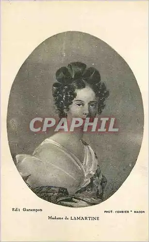 Cartes postales Madame de Lamartine
