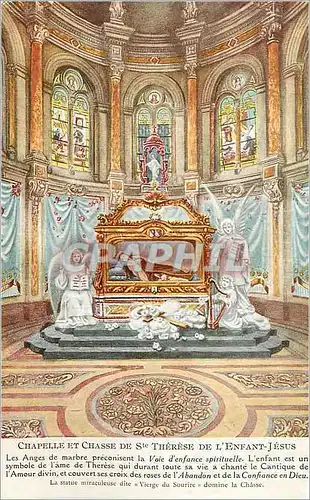 Cartes postales Chapelle et Chasse de Ste Therese de l'Enfant Jesus