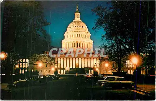 Cartes postales moderne Washington's Capital Capitol at Night