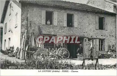 REPRO La Louvesc (Ardeche) Forel Charron