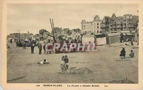 Cartes postales Berck Plage La Plage a Maree Basse