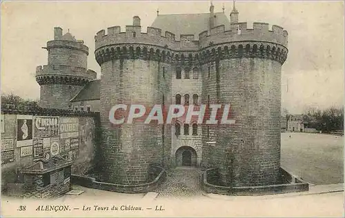 Ansichtskarte AK Alencon Les Tours du Chateau