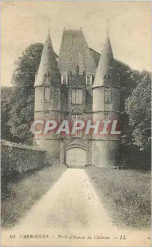 Cartes postales Carrouges Porte d'Entree du Chateau