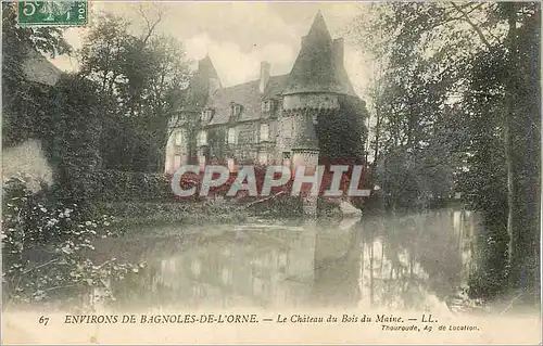 Ansichtskarte AK Environs de Bagnoles de l'Orne Le Chateau du Bois du Maine