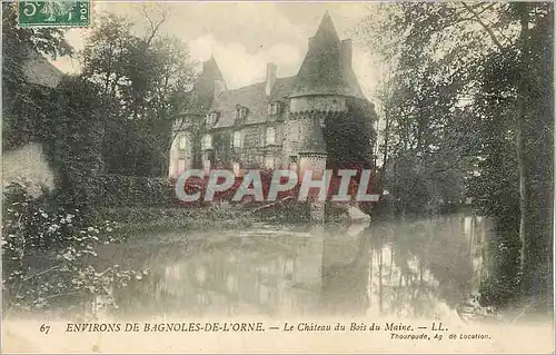 Cartes postales Environs de Bagnoles de l'Orne Le Chateau du Bois du Maine