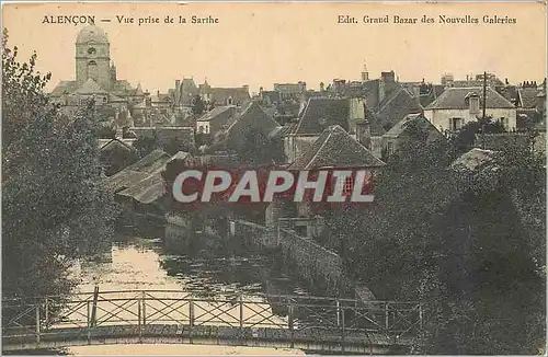 Cartes postales Alencon Vue Prise de la Sarthe