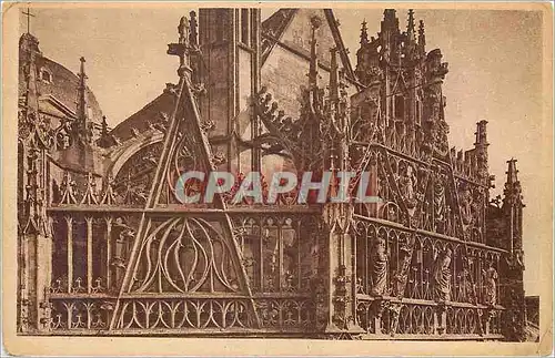 Cartes postales Alencon Detail du Portail Notre Dame
