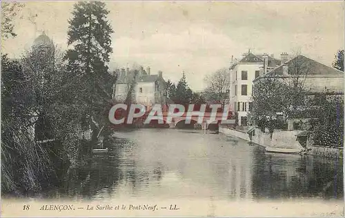 Cartes postales Alencon La Sarthe et le Pont Neuf