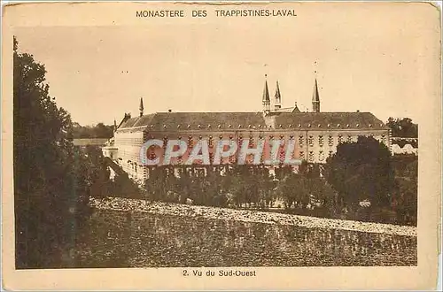 Cartes postales Monastere des Trappistines Laval Vu du Sud Ouest