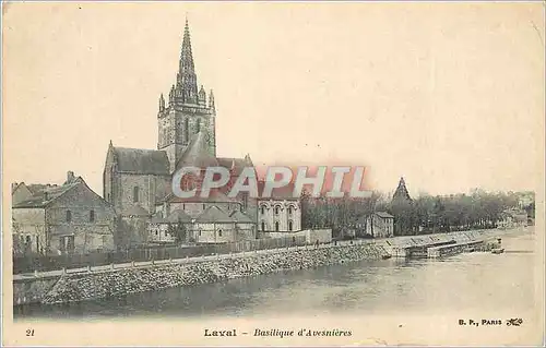 Cartes postales Laval Basilique d'Avesnieres