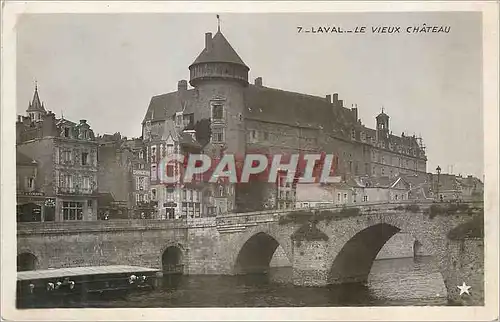 Moderne Karte Laval Le Vieux Chateau