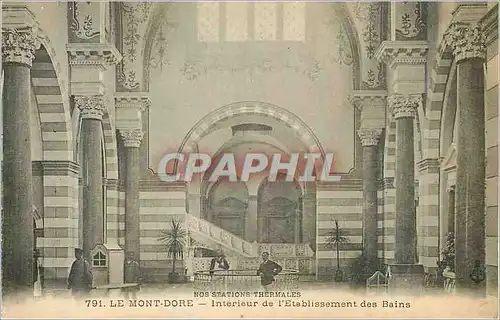 Cartes postales Nos Sites d'Auvergne du Mont Dore Interieur de l'Etablissement des Bains