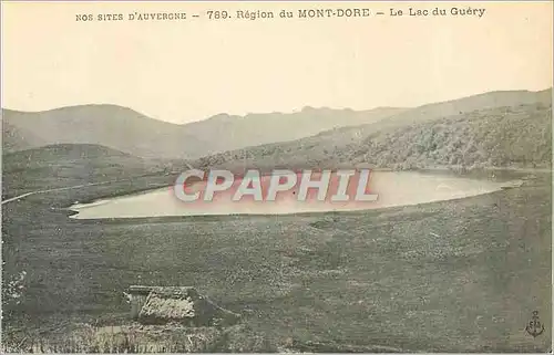 Cartes postales Nos Sites d'Auvergne Region du Mont Dore Le Lac du Guery