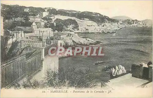 Cartes postales Marseille Panorama de la Corniche