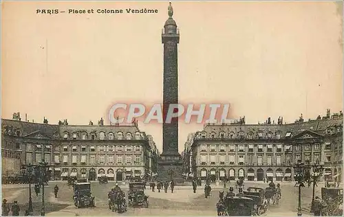 Cartes postales Paris Place et Colonne Vendrome