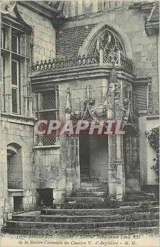 Cartes postales Beauvais Eveche Escalier Rennaissance Louis XII de la Maison Canoniale du Chantre N d'Argilliere