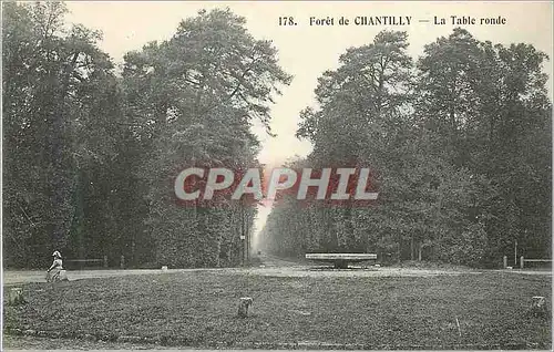 Cartes postales Foret de Chantilly La Table Ronde