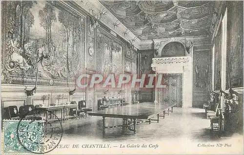 Ansichtskarte AK Chateau de Chantilly La Galerie des Cerfs