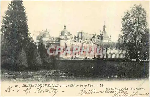 Ansichtskarte AK Chateau de Chantilly Le Chateau vu du Parc