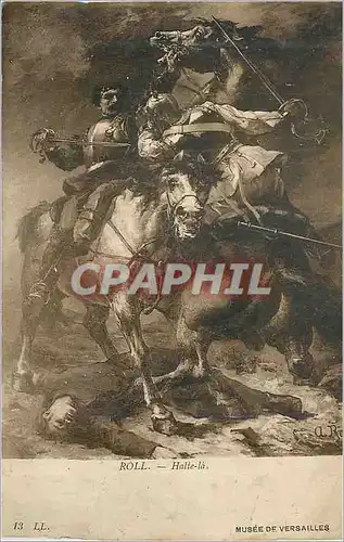 Cartes postales Musee de Versailles Roll Halte La