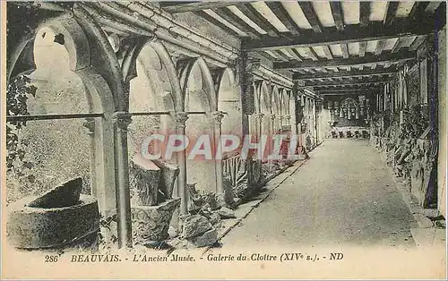 Cartes postales Beauvais L'Ancien Musee Galerie du Cloitre (XIVe S)