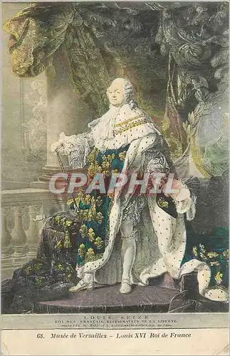Ansichtskarte AK Musee de Versailles Louis XVI Roi de France